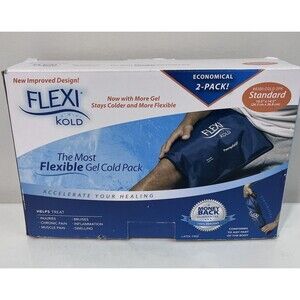 FlexiKold Gel Ice Pack (Standard Large: 10.5" x 14.5") VALUE PACK 2x